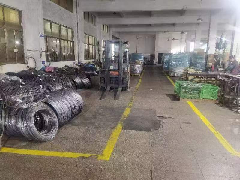 Raw wire material area